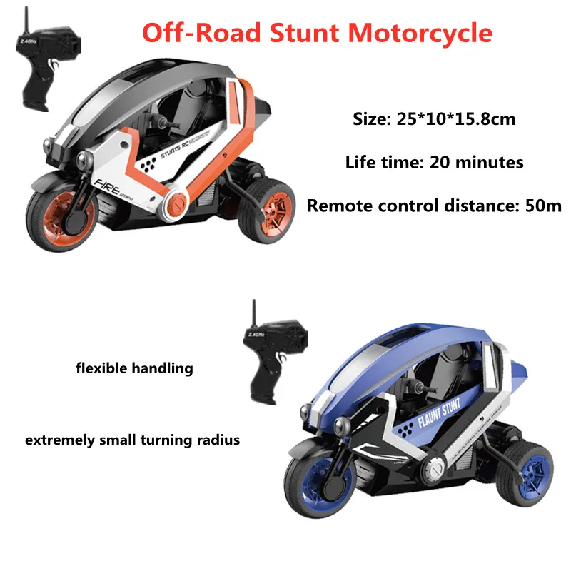 1:8 RC Xe Máy 2.4G Cân Bằng Con Quay Đồ Chơi Ô Tô 15 H/KM Cao Tốc Độ Xe Máy Bộ Mô Hình Đóng Thế Xe Đồ Chơi Cho món Quà Cho Bé Trai