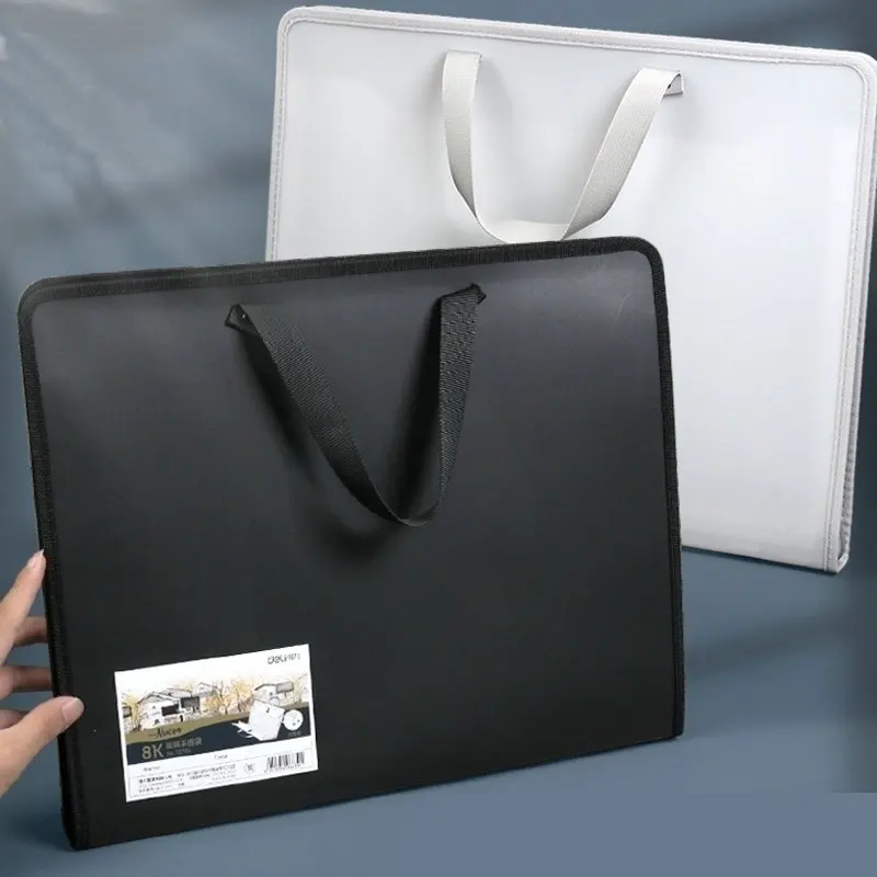 Portable A3 File Bag For Document Organizer Drawing Portfolio