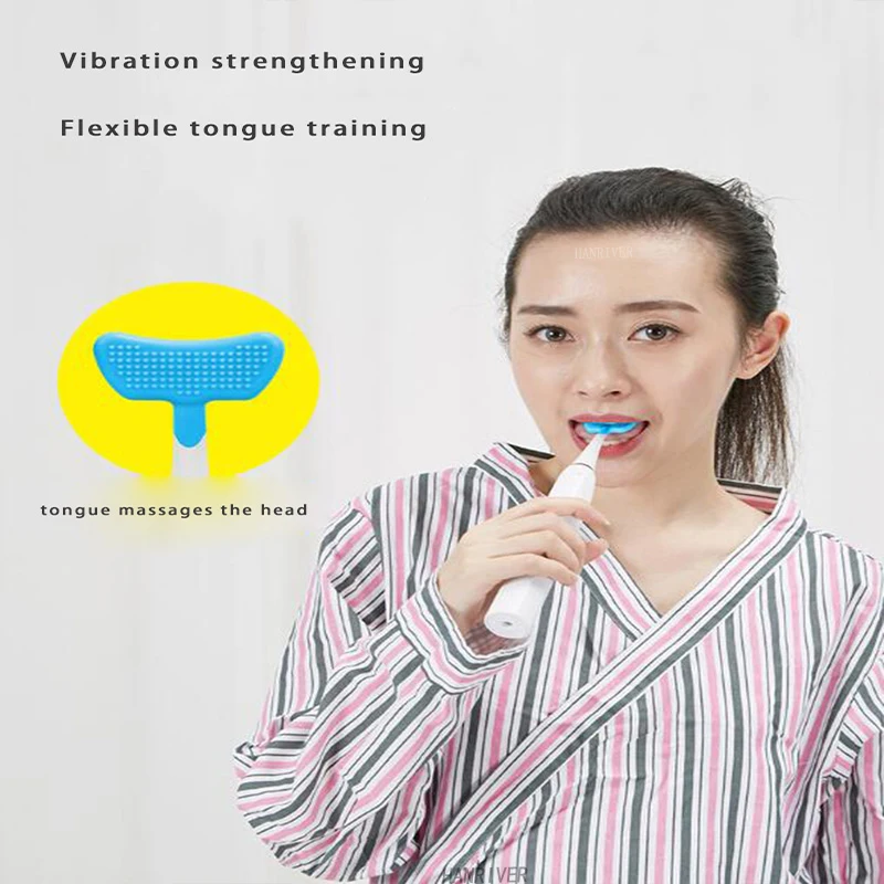 Motor tongue muscle recovery device tongue suction device stroke hemiplegia speech dysphagia stretch massage mouth muscle traine