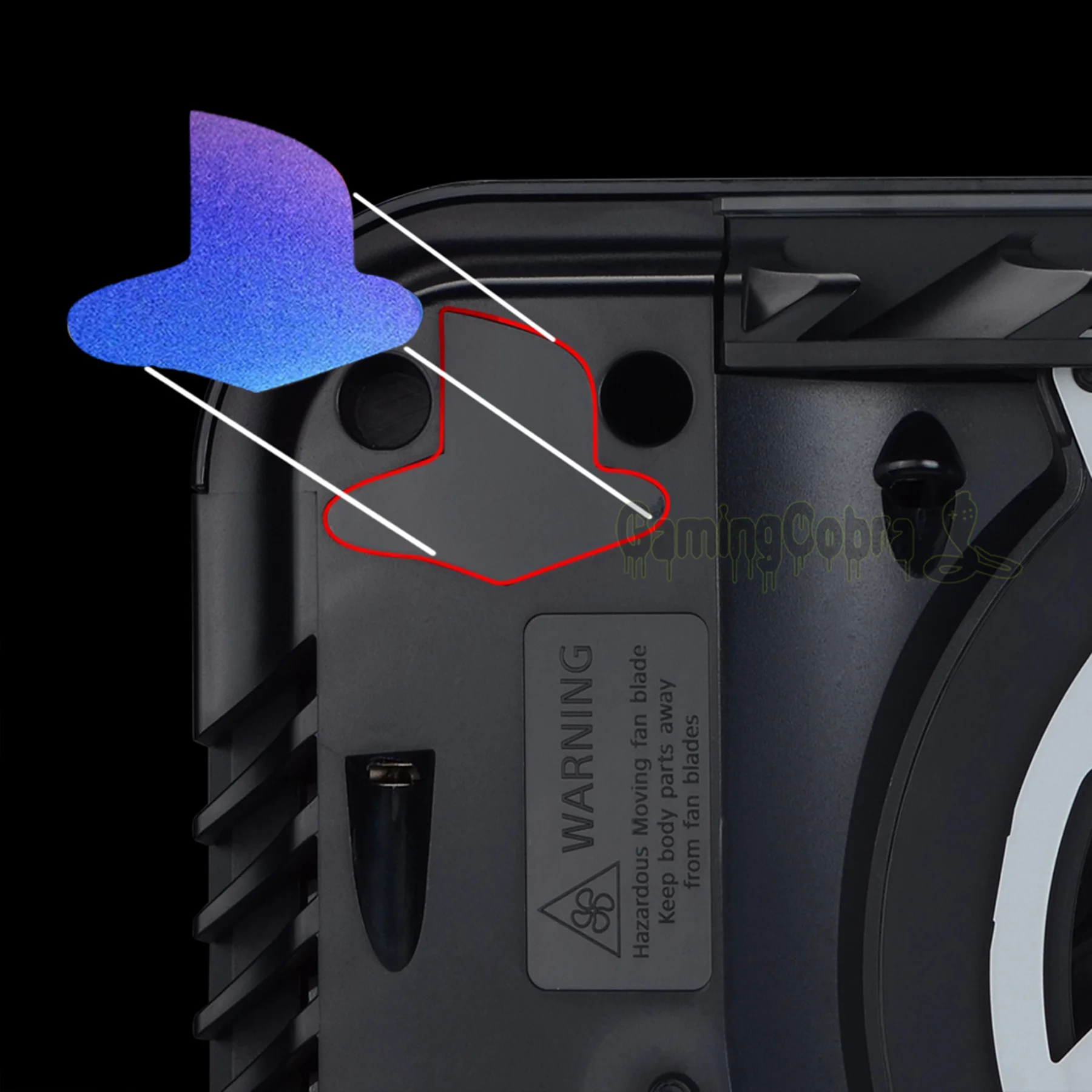 PlayVital-pegatinas de logotipo personalizado, calcomanías de vinilo para consola PS5, 8 colores brillantes cromados y 4 estilos degradados