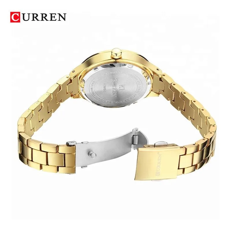 CURREN 9015 Fashion Women Watches Ladies Bracelet Watch Rose Gold Female Clock Steel Wristwatch Girlfriends Mother\'s Day Gift