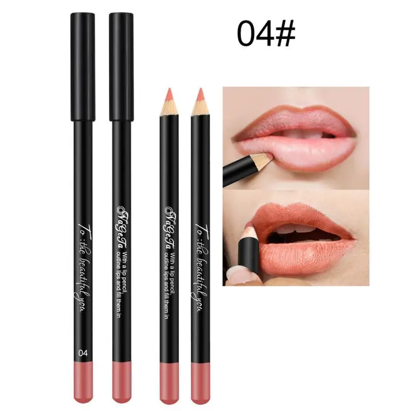 24 Kleur Matte Lippenstift Potlood Langdurige Lip Liner Fluwelen Lippen Makeup Cosmetische Maquillaje Vrouwen Beauty Make Up Kan Worden cut