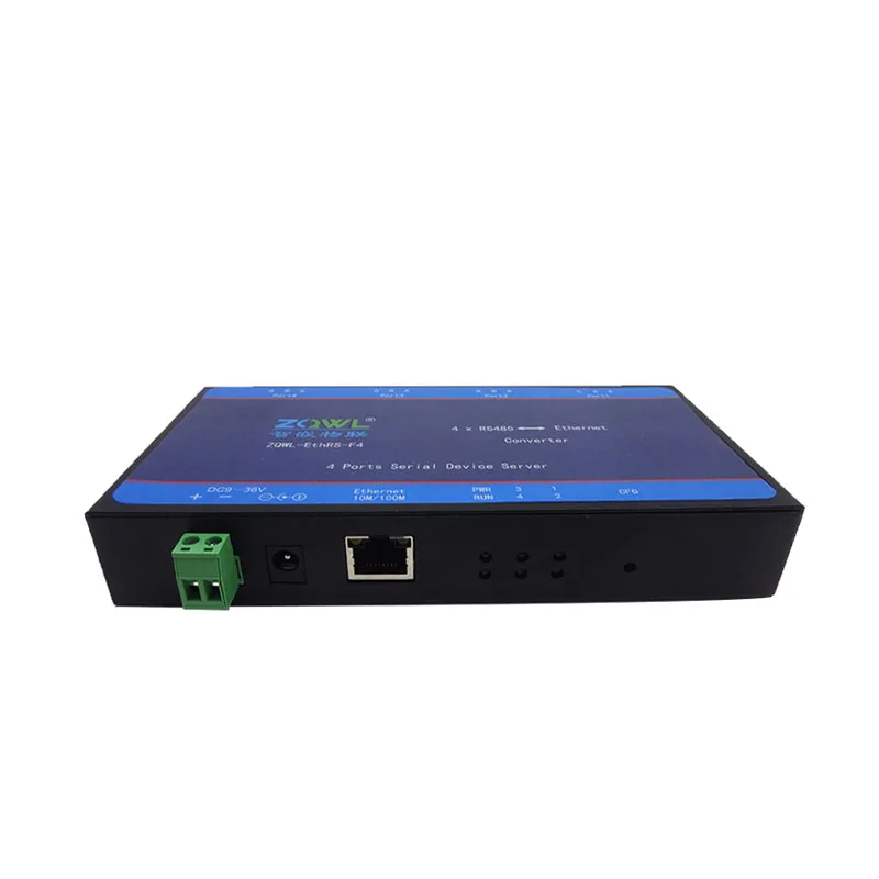 Thông Minh Nhúng 4 Kênh Truyền Thông Nối Tiếp Máy Chủ RS485 Để Ethernet Với Cô Lập MODBUS Cổng TCP / RTU