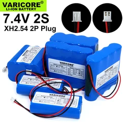 7.4V/8.4V 18650 bateria litowa 2600mAh 3000mAh 5200mAh 6000mAh 9000mAh 12000mAh z PCB chronić XH2.54 2P wtyczka