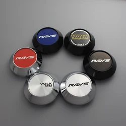 68mm/2.67 in car styling wheel cover cap volk sticker emblem rim center cap centro rodas rays racing clip 62mm trim hub caps