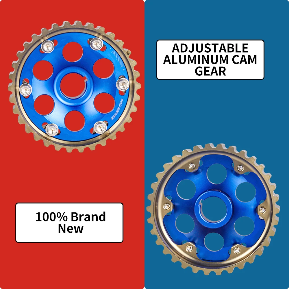 Engranajes de cámara DOHC ajustables, engranaje de sincronización de aleación para motor B16A/B16B/B18C para Honda Integra Civic