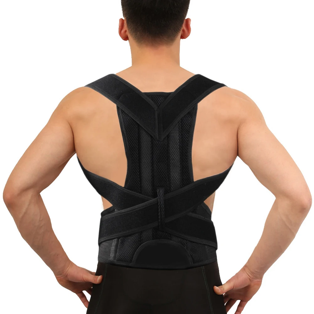 2023 Brace Support Back Shoulder Straightener Belt Corset Upper Back Pain Relief Posture Corrector Strap Cervical Spine Belt