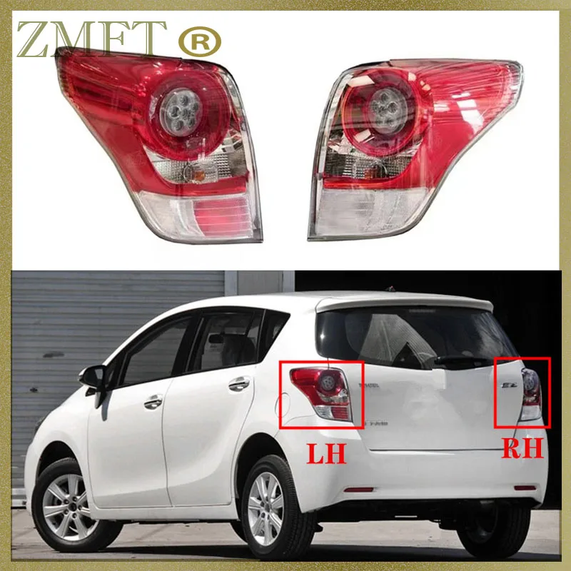 2PCS Left and Right Car Rear Bumper Tail Lamp For TOYOTA VERSO EZ 2011 2012 2013 2014 Taillights Taillamps