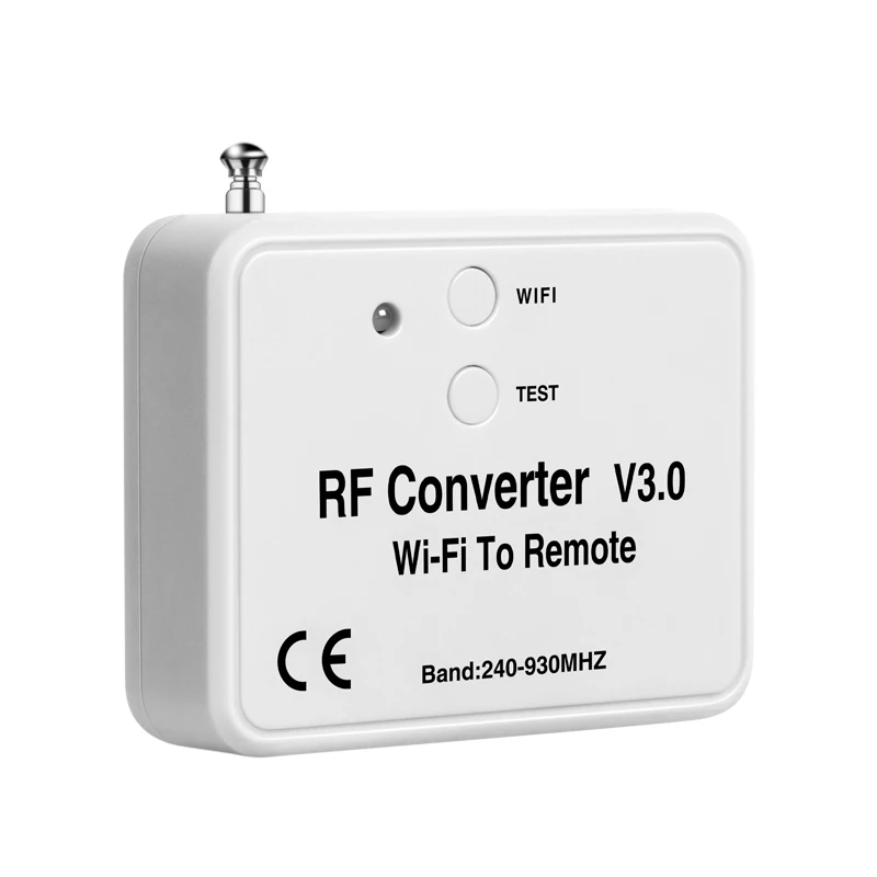 Universal Wireless Wifi To RF Converter Phone Instead Remote Control 240-930mhz For Smart Home