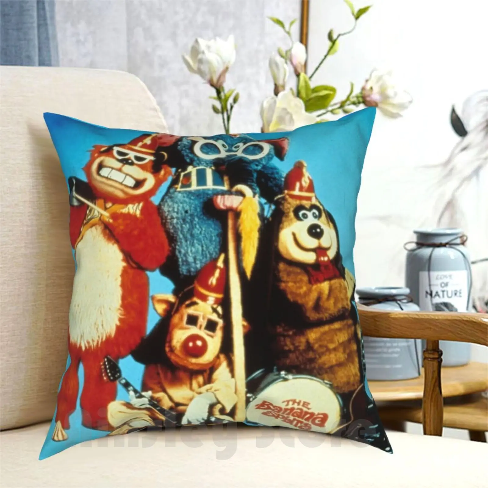 The Banana Splits Pillow Case Printed Home Soft Throw Pillow Banana Splits Retro The Banana Splits Vintage Cartoon Funny