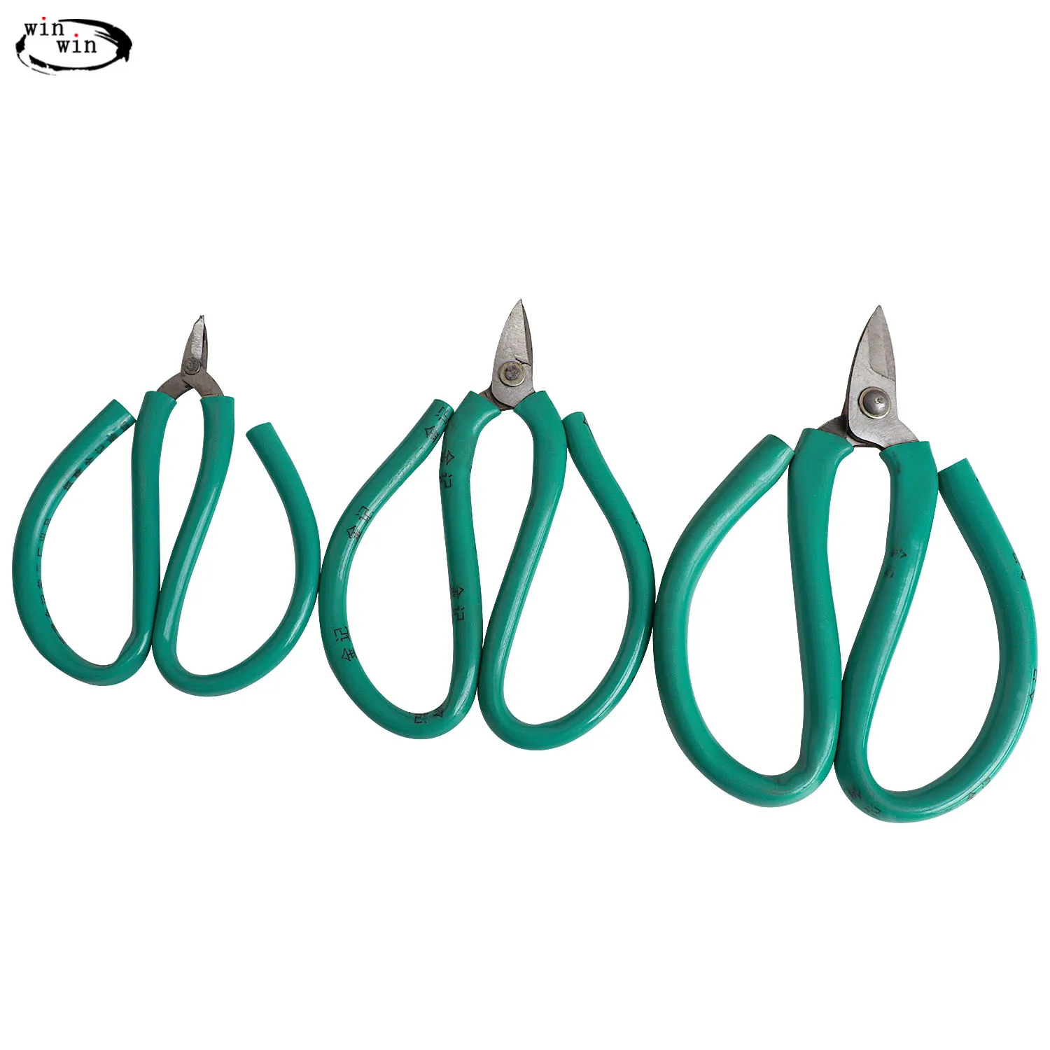 

Berkem High Carbon Steel Two Sizes Green Handle Scissors Power Reduced Multi-Purpose For Jewelry Diy Engraving Tools