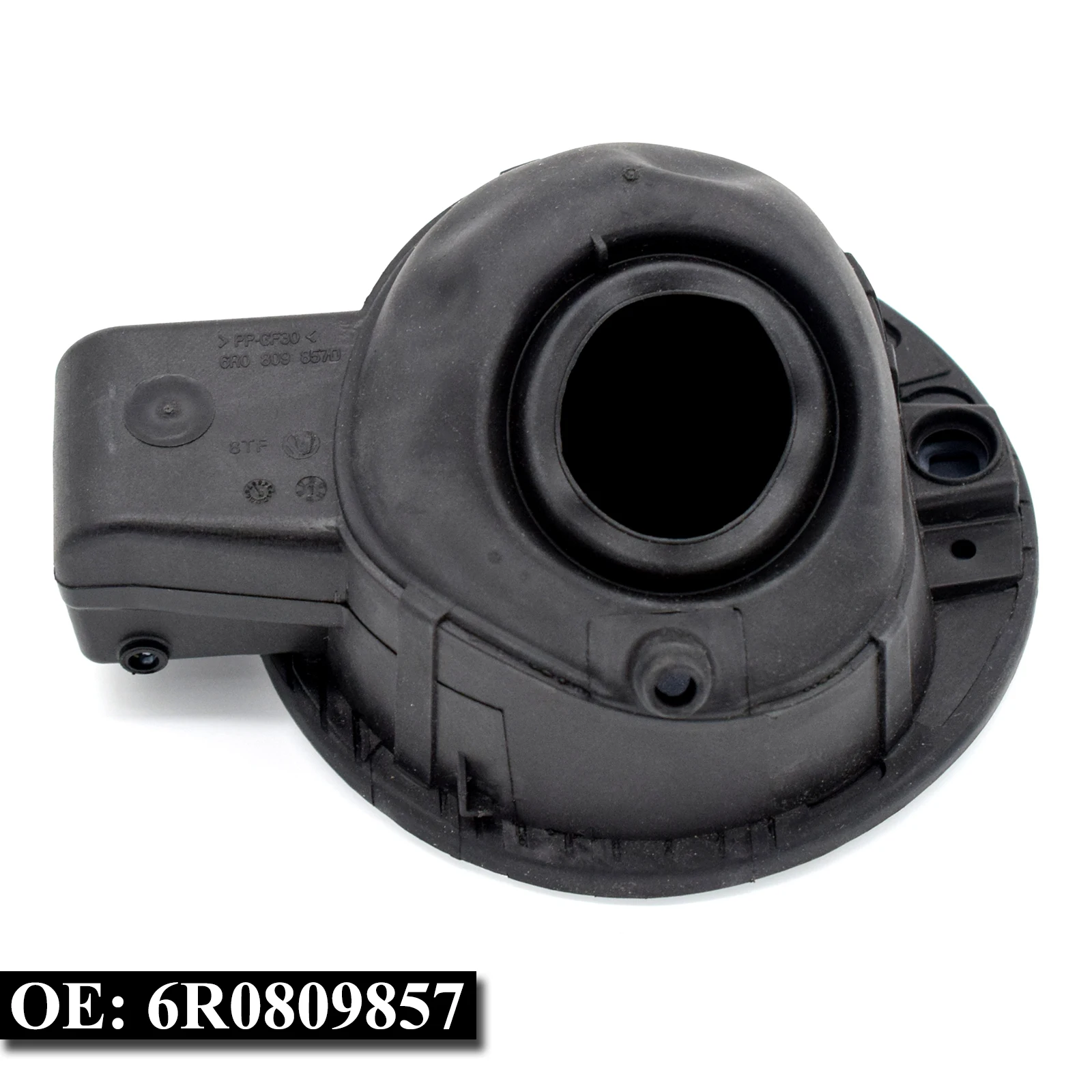 Tapa de llenado de tanque de combustible sin imprimación, cubierta de Gas, tapa de solapa para VW Polo 2011, 2012-2019, 6R0809857, accesorios de