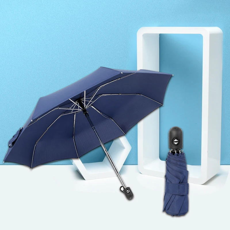 Women Fashion Umbrella Rain Mini 5Folding Automatic Umbrella Rain Women Ultralight UV Parasol Travel Outdoor Umbrella