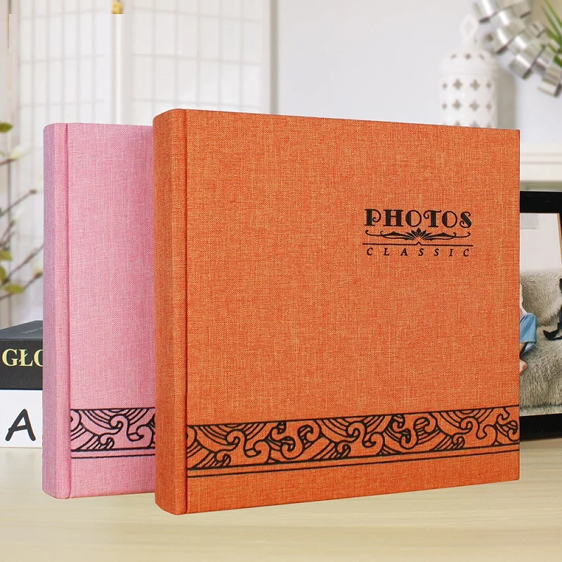 6-inch Intert Photo Album 200 Pages Slip Memo Scrapbook Paper Baby Family Scrapbook Albums Wedding Foto Scrapbooking Album