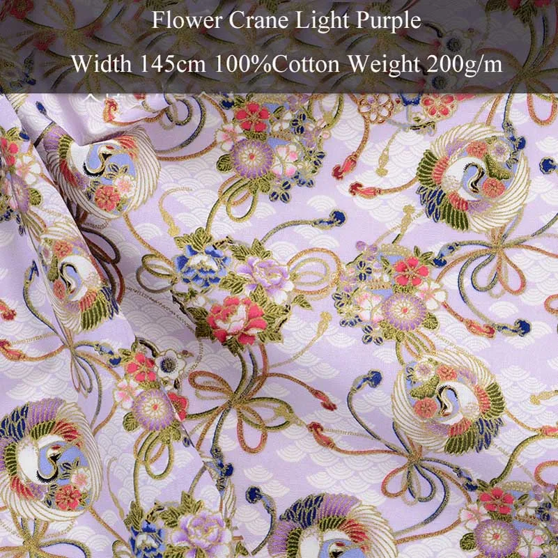 Japanse stijl bronzing kimono Dragonfly Wave bedrukte katoenen quiltbekleding stof voor het naaien van patchwork
