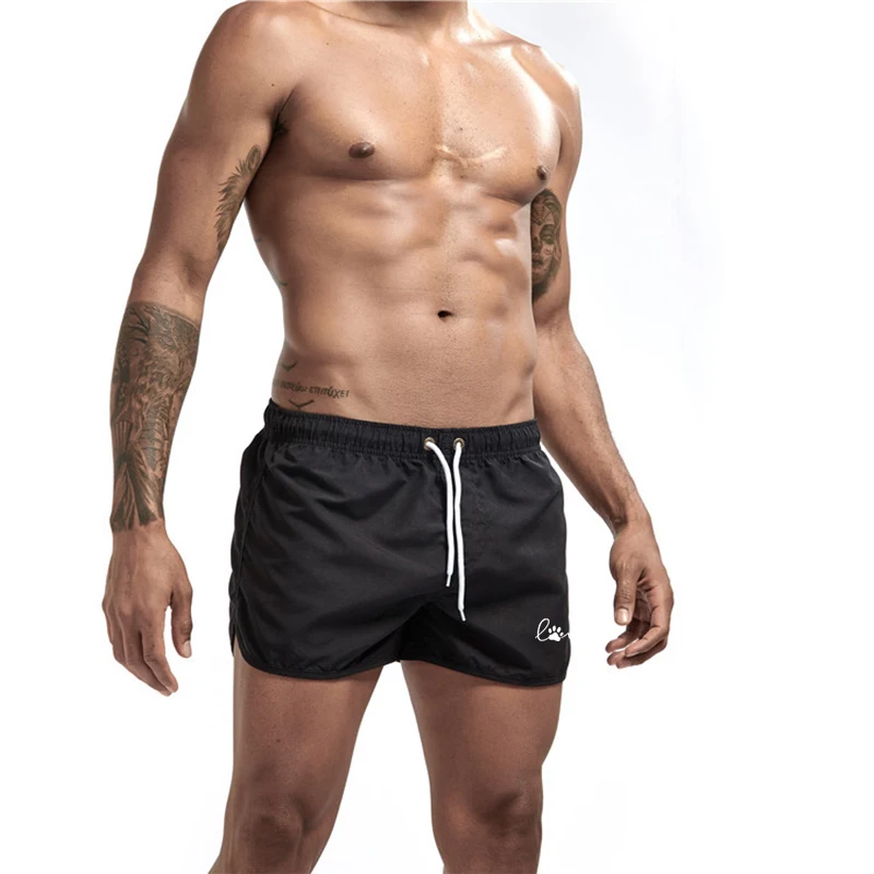 Shorts esportivos masculinos de secagem rápida, shorts de corrida, shorts masculinos de ginástica, shorts casuais de fitness, shorts de surf, shorts