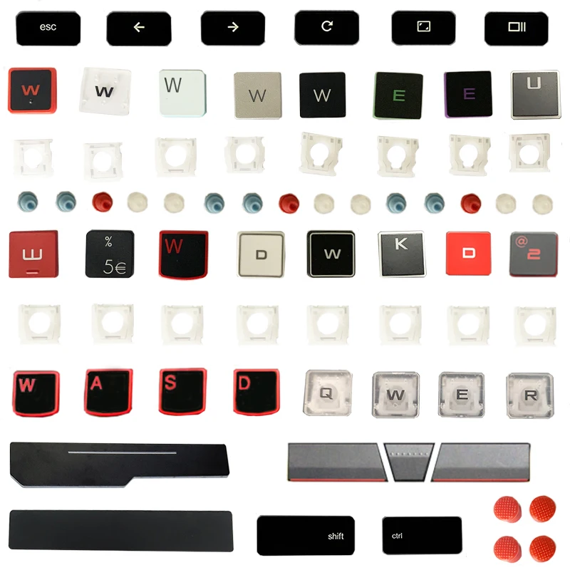 Klawiatura do laptopa ASUS ACER HP DELL IBM Lenovo Xiaomi HUAWEI Samsung MSI LG Apple HASEE SONY, zamiennik klawiszy i zawiasów.
