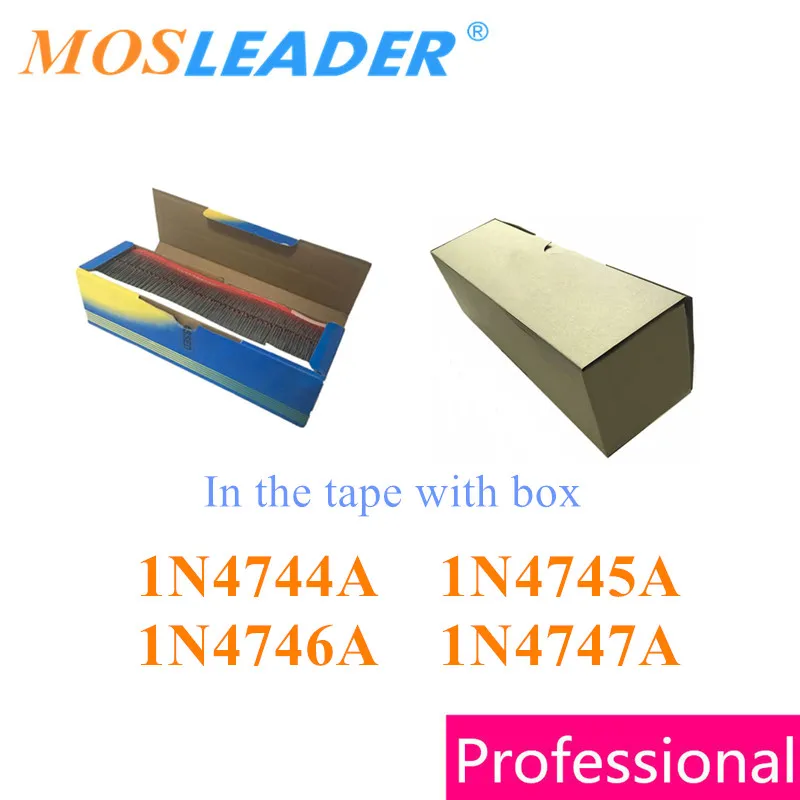 

Mosleader 2500PCS DO41 1N4744A 1N4745A 1N4746A 1N4747A 15V 16V 18V 20V 1N4744 1N4745 1N4746 1N4747 1W In the tape and box