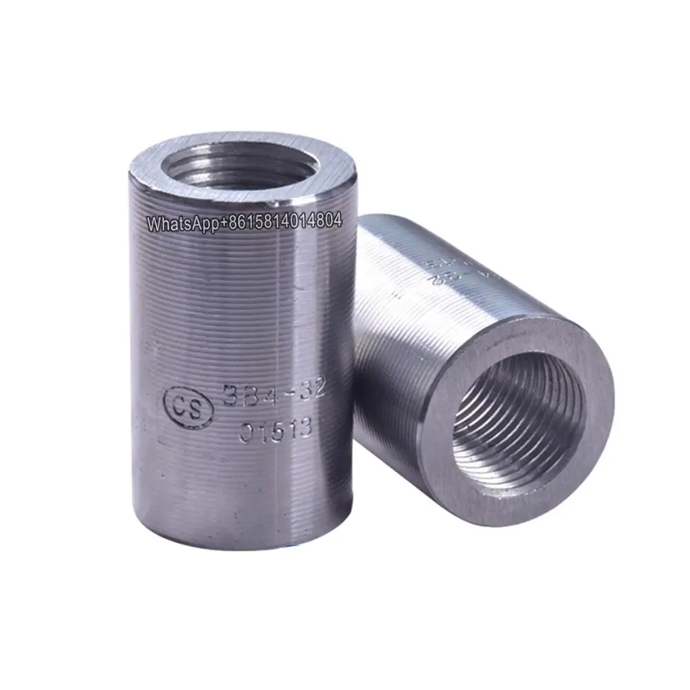 25mm straight threaded sleeve steel connecting sleeve Φ16/Φ18/Φ20/Φ25/Φ28/Φ32/Φ36/Φ40 national standard steel joint