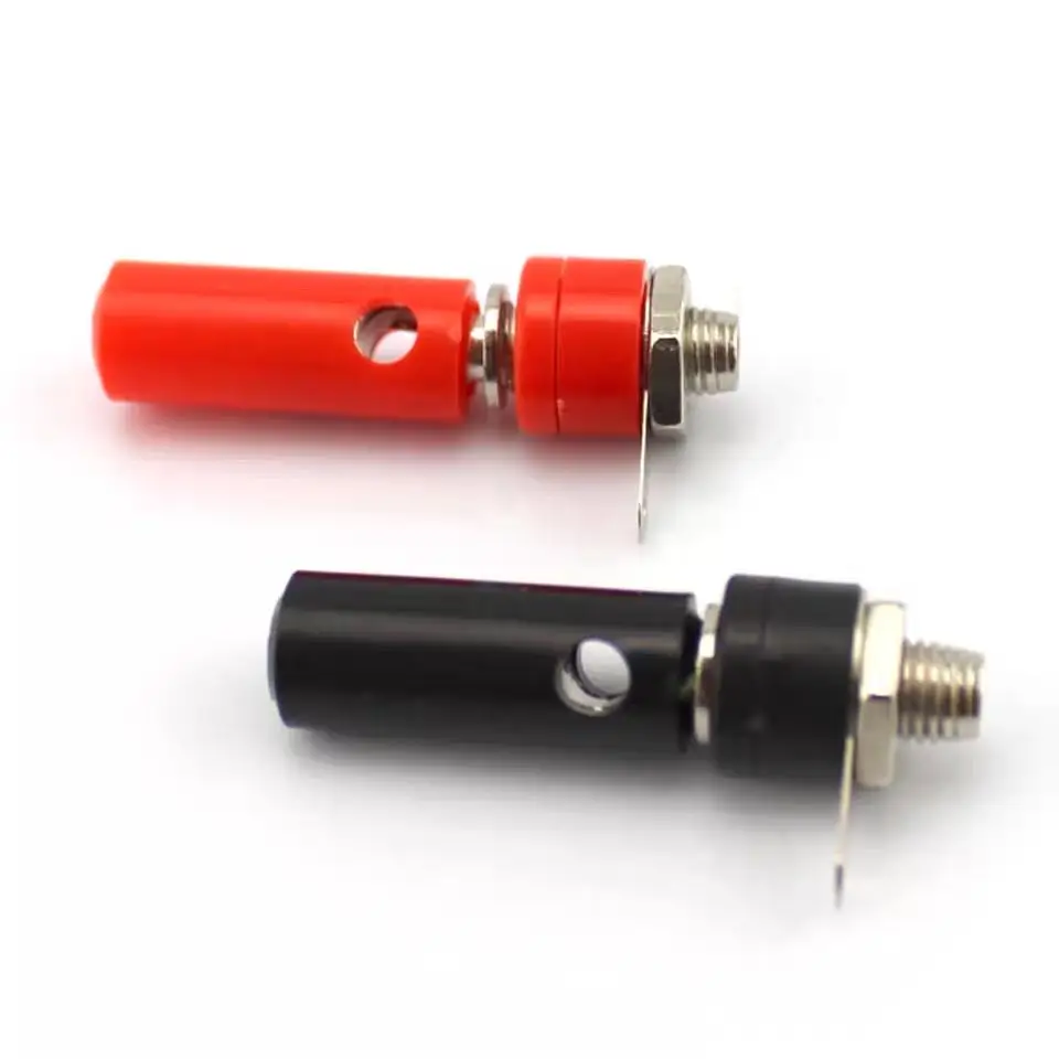 1set Male And Female J072 4mm Banana Plug Male And Female To Insert Connector Banana Pin DIY Model Parts