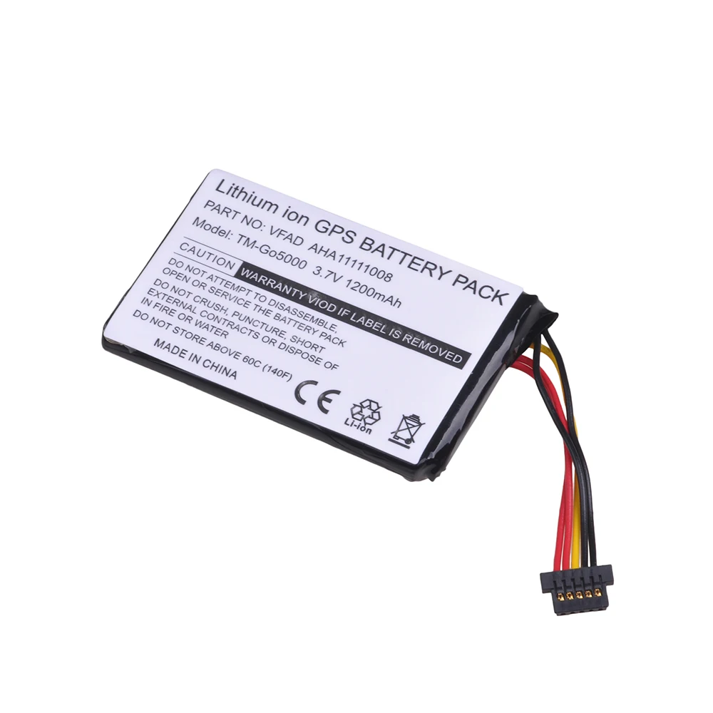 

1200mAh GPS Battery AHA11111008 VFAD Battery Akku for TomTom 4FL50 4FL60 Go 5000 GO 5100 Go 6000 GO 6100 PRO TRUCK 525