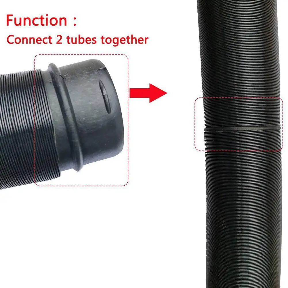 42mm 60mm 75mm Car Heater Duct Joiner Pipe Air Parking Heater Hose Line Connector For Webasto Eberspacher Ducting Connect Q7J6