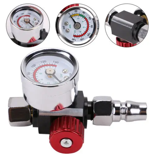 WENXING High Quality Spray Paint Gun Air Regulator Gauge & Adapter Pneumatic Spray Gun Accessories