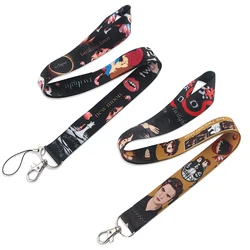 HJ164 The Movie Twilight Saga Lanyard Neck Strap Rope For Mobile Cell Phone ID Card Badge Holder With Keychain Friend Gifts