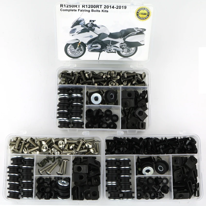 

Fit For BMW R1250RT R1200RT 2014-2019 2020 2021 2022 2023 2024 Motorcycle Complete Full Fairing Bolts Kit Clips Nuts Screw Steel