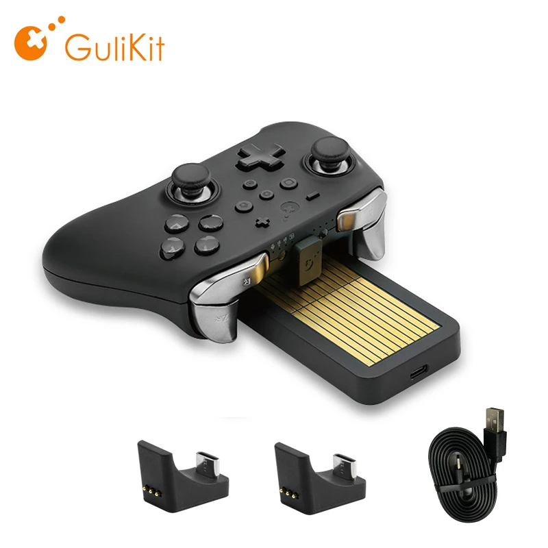 GuliKit uniwersalny stacja do ładowania podwójna ładowarka kontrolera stacja dokująca dla PS5/PS4/XBOX-ONE/przełącznik Pro/KingKong 3 Max kontroler