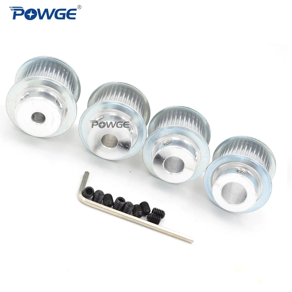 POWGE 36 Teeth 2GT Timing Pulley Bore 5/6/6.35/8/10mm for width 15mm GT2 Synchronous Belt Small Backlash 2GT pulley 36Teeth 36T