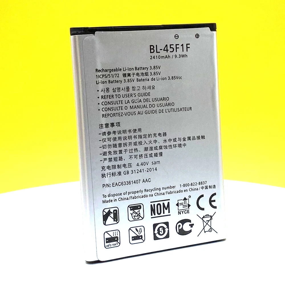 100% NEW BL-45F1F Battery For LG K4 K3 M160  Aristo MS210 2410mAh X230K M160 X240K (K8 2017 Version) NEW High Quality