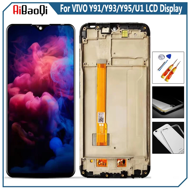 

Original For VIVO Y91C/Y93/Y95 LCD Display Screen Touch Digitizer Assembly For 6.2'' VIVO U1/Y91i/Y93st/Y91 With Frame Replace