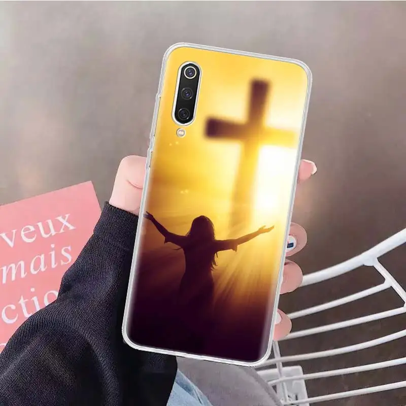 Funda de teléfono suave Dios Jesús Pray para Xiaomi Redmi Note 10, 10S, 9, 9S, 9T, 8T, 11, 11S, 11T, 11E, 12 Pro Plus, 7, 6, 5