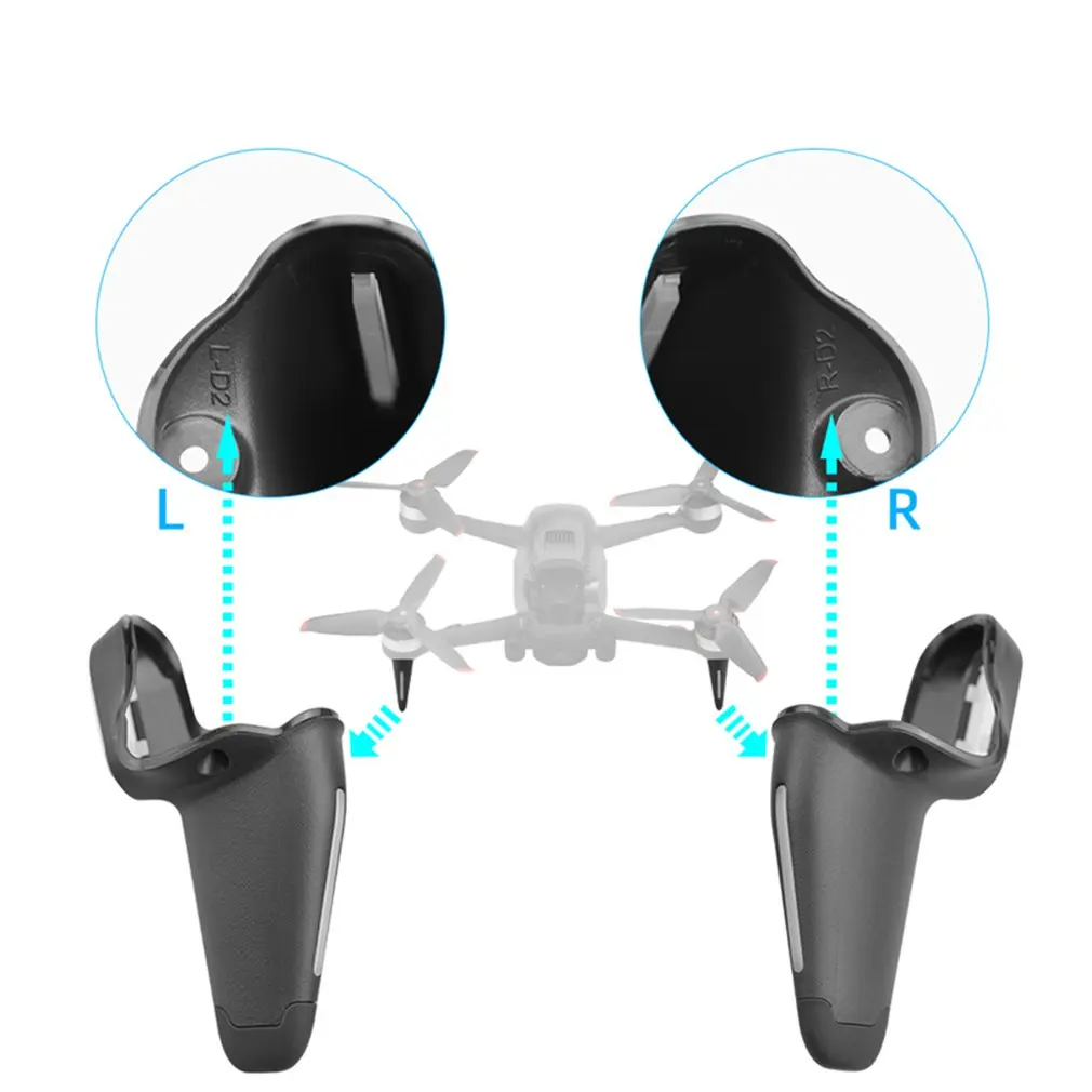 

Sturdy Drone Repair Parts For DJI FPV Combo Left And Right Front Tripod Assembly