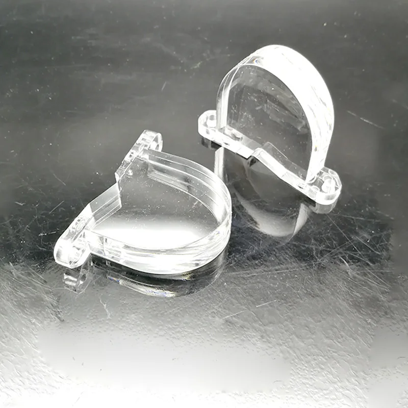 glyph automobile transverse light modified automobile lens u-shaped lens reflector cover LED automobile lamp lens