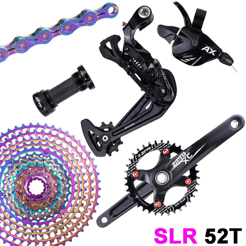 ZTTO MTB 12 Speed 1x12 HG 11-46T Bicycle 11-50T Shifter Rear