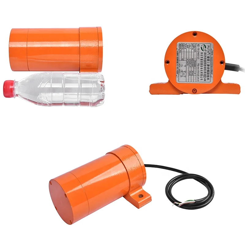 110V/220V/380V small vibration motor aluminum alloy single-side AC asynchronous vibration motor