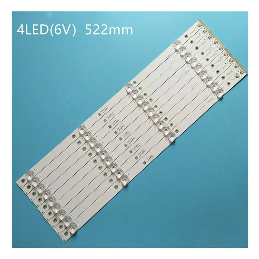 LED Backlight strip 4 lamp For TCL 55'' TV 55P3-CUD A 55HR330M04A5 V4 55A950C 4C-LB5504-HR15J 4C-LB5504-HR16