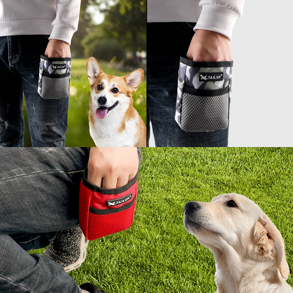 Pet Feed Pocket Dog Accessories For Dog Outdoor Training Snack Training Obedience Bag Pet Food Treat Bag Waist Pouch