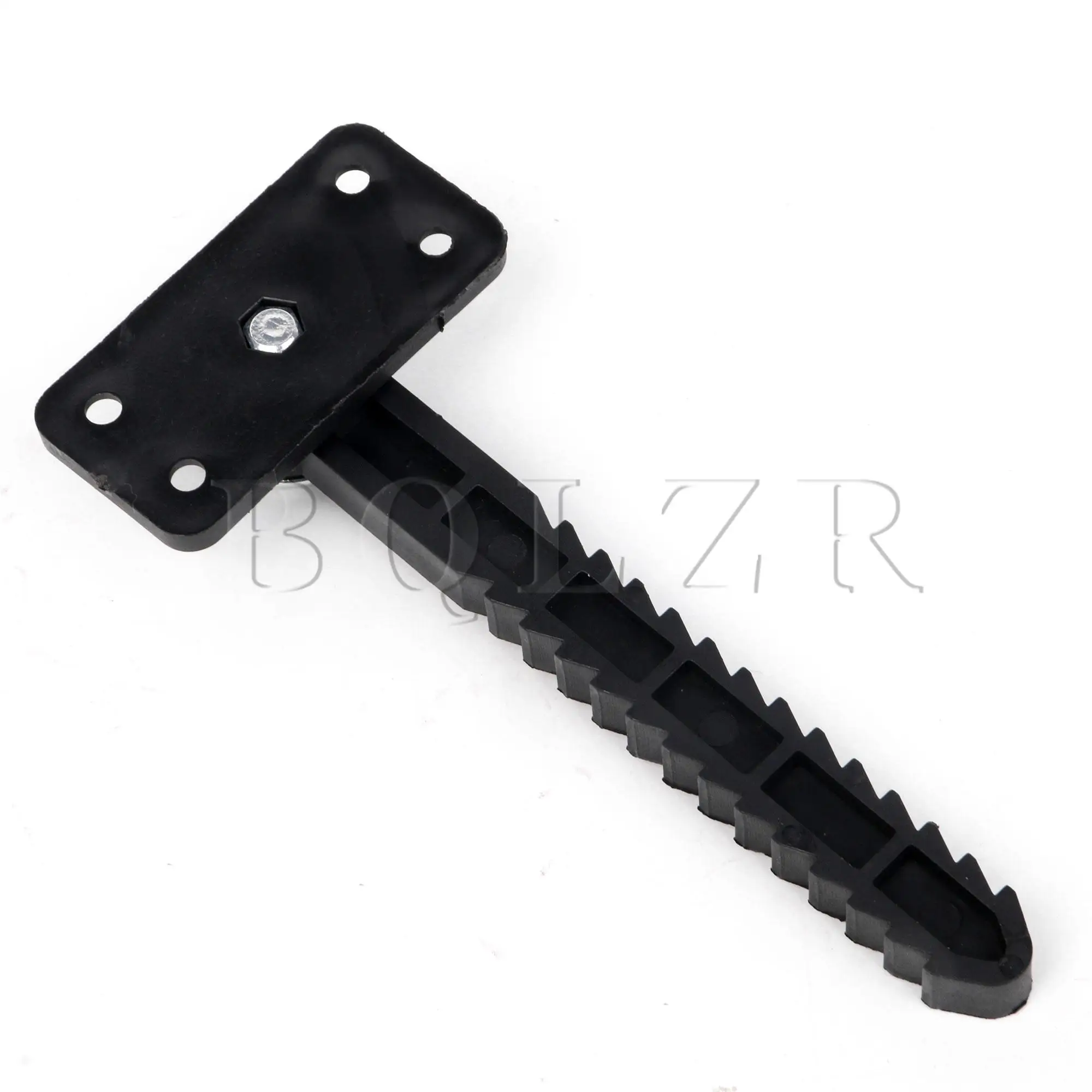 BQLZR 14x6cm Plastic Sectional Sofa Invisible Interlocking Sofa Connector Bracket with Hardware Pack of 6