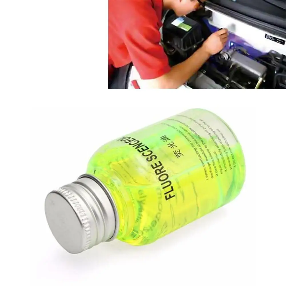 Fluorescent Oil Leak Detector Test UV Dye Agent Universal Automotive Air Conditioning Repair Tool For Car A/C Pipeline Repair