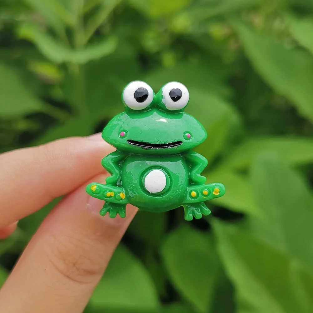 Lost Lady New Green Cartoon Frog Resin Rings Novelty Cute Rings for Girls Women Jewelry Children Gifts Accessories