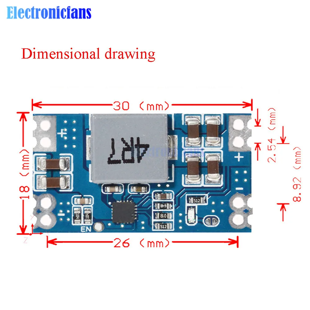 5A DC-DC Mini 560 Step Down Stabilized Voltage Supply Module Output 3.3 5V 9V 12V Step-down Power Converter Board Module