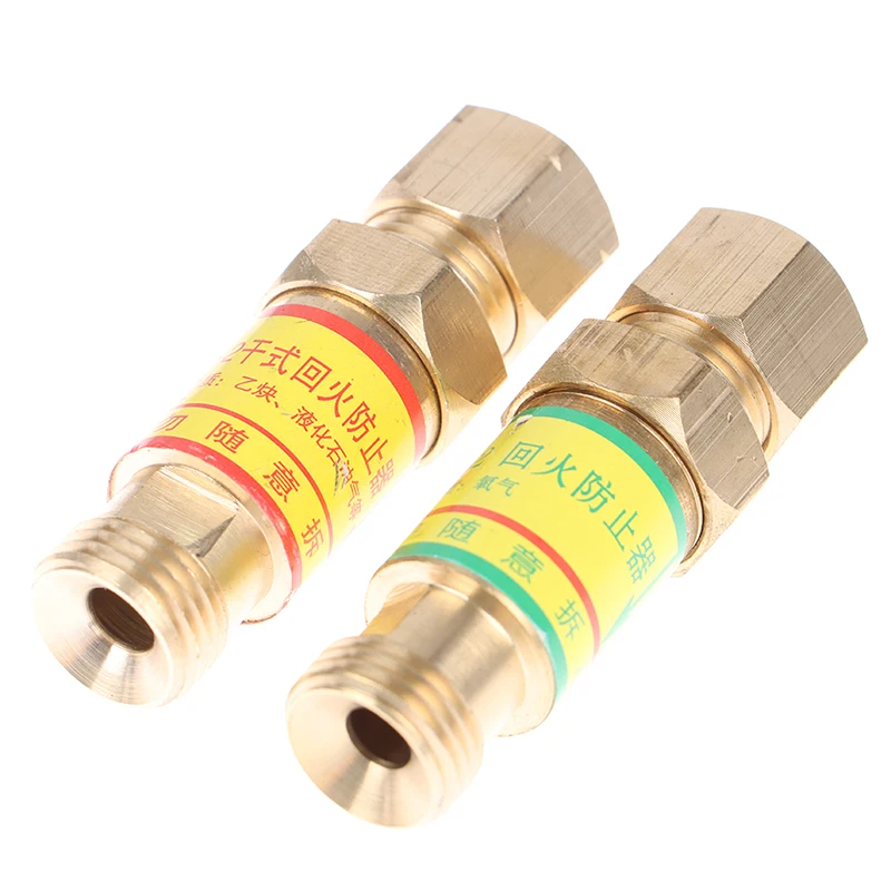 1PCS Oxygen/Acetylene Check Valve Flashback Arrestor Welding/Cutting Torch Flame Buster Gas Cutting Tool Gas Welding Accessories