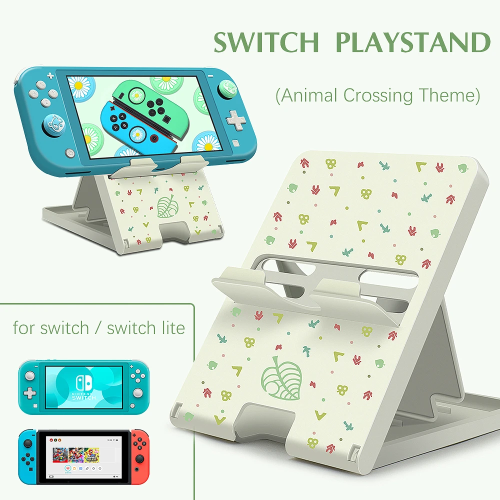 Suporte ajustável para Nintendo Switch Lite, Animal Crossing, Chassis portátil, Base Holder, Acessórios para jogos