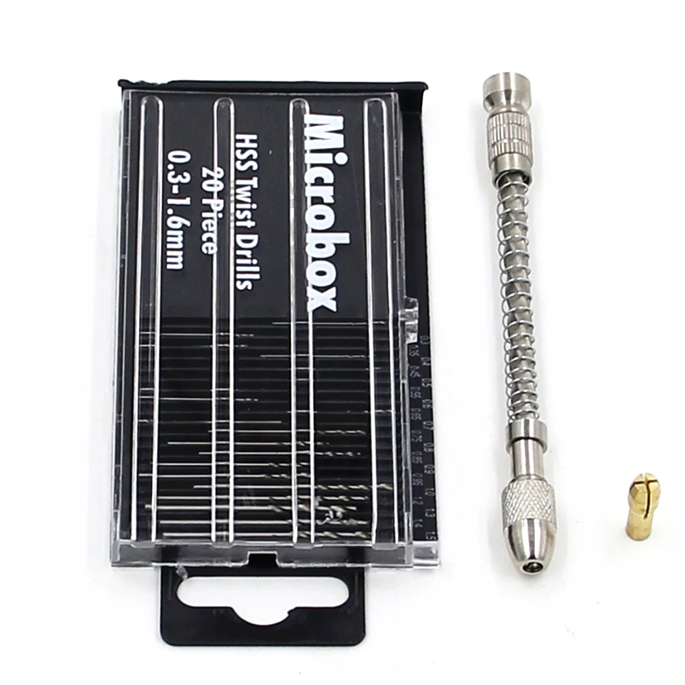0.3-2.0 mm manual drilling drill semi-automatic hand twist drilling set for holing handheld Bodhi walnut