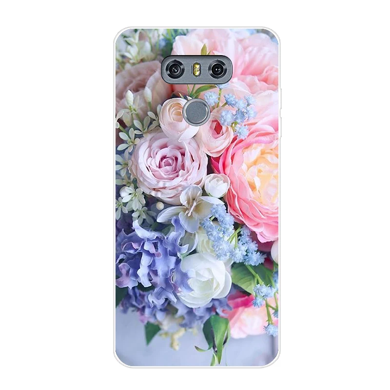 For LG G6 Case Cover 5.7 Clear Printing Soft TPU Back Cover For LG6 LGG6 G 6 H870DS H870 Silicone Fundas G3 G4 G5 Phone Cases