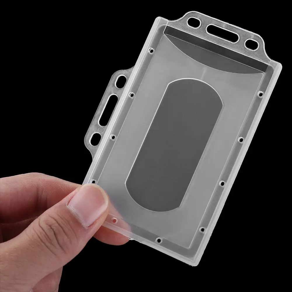 1/3pcs New Hard Plastic Badge ID Business Case Multi-use Protector Cover Name Card Work Card Holders Card Sleeve ID Card Pouch