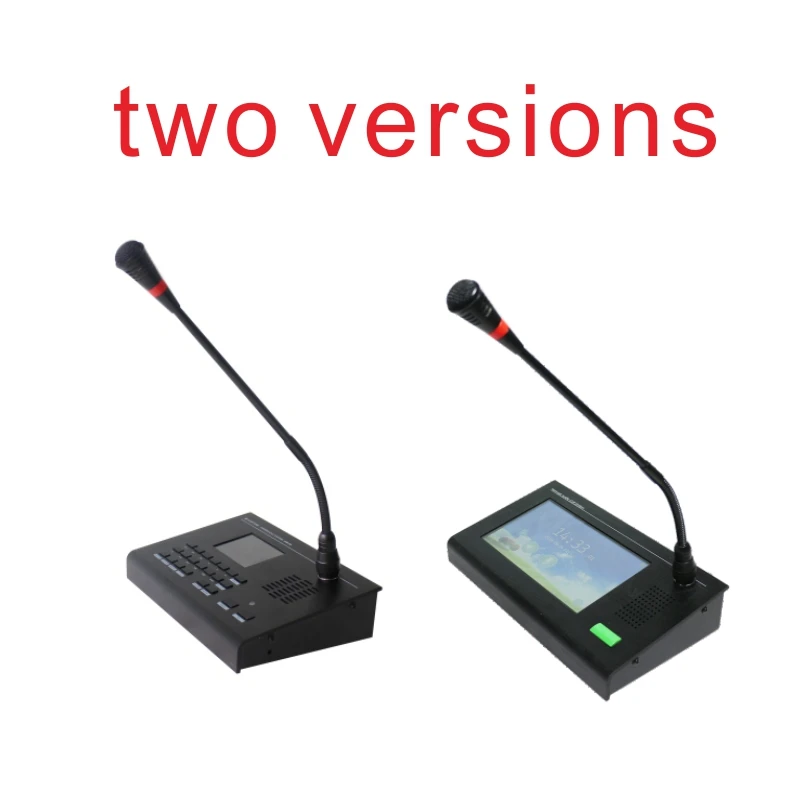 

Professional SIP Network Paging Microphone with Intercom for conference, school or public address